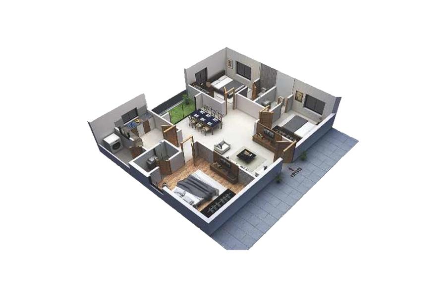 2 and 3 BHK Gated Community flats in Bachupally