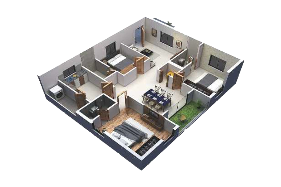 2 and 3 BHK Gated Community flats in Bachupally