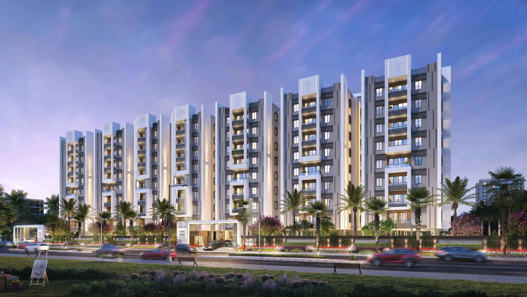 Serene gated community apartments in Bachupally surrounded by greenery