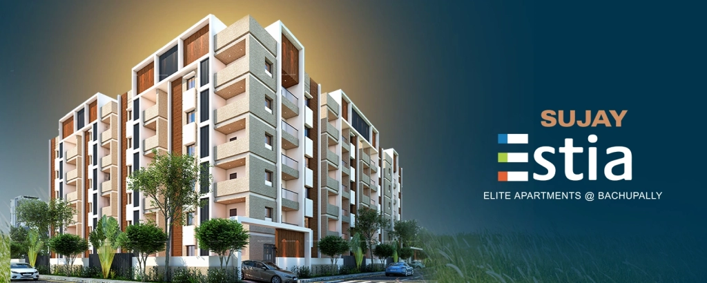 Residential view of Sujay Esita project with elegant architecture